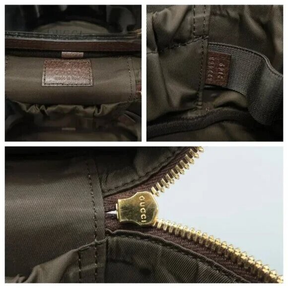 100% Authentic GUCCI Ophidia Brown GG Canvas Vanity case 1150-09324 - Picture 12 of 12